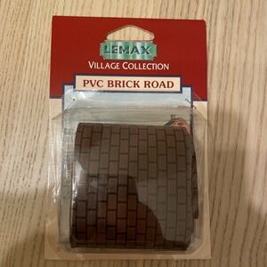 Lemax Village Collection and Train ~ PVC Brick Road Diorama Holiday Accessories